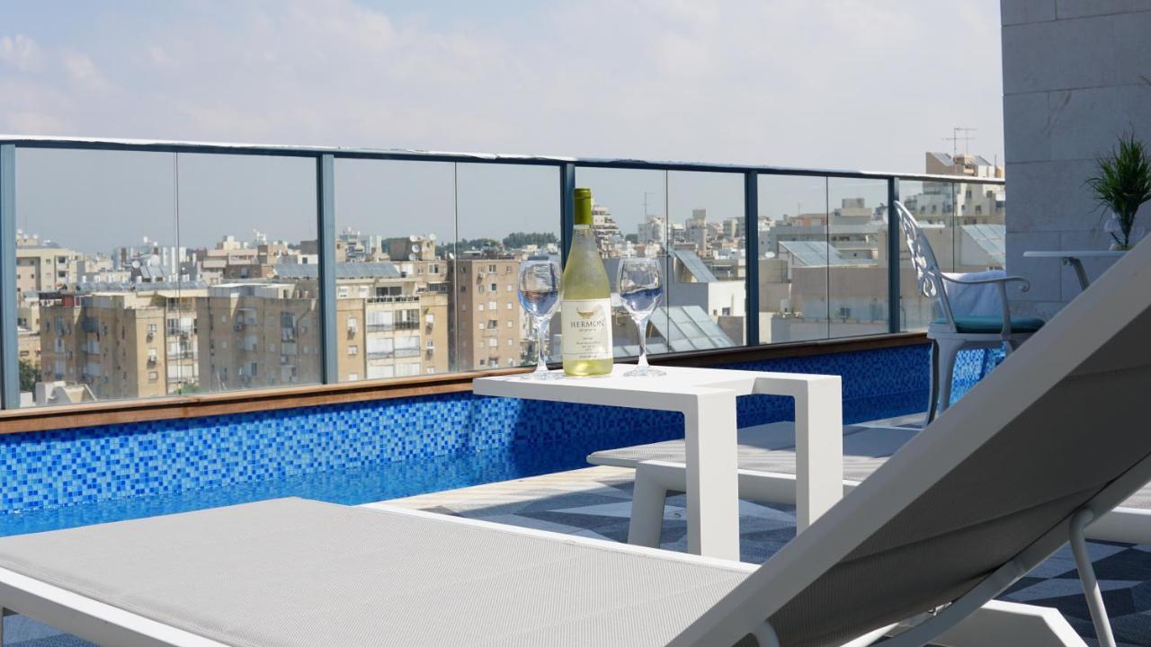 Luxury Rooftop Apartment In Netanya Luaran gambar